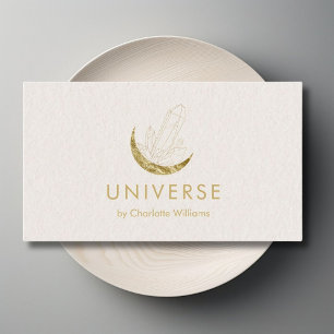 Moon Crystal Energy Healer Visitekaartje
