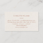 Moon Crystal Energy Healer Visitekaartje (Achterkant)