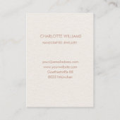 Moon Crystal Energy Healer-Visitekaartje Visitekaartje (Achterkant)