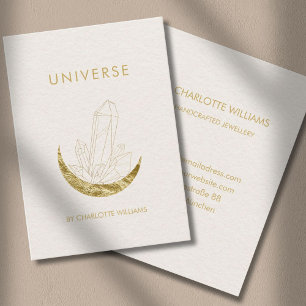 Moon Crystal Energy Healer-Visitekaartje Visitekaartje