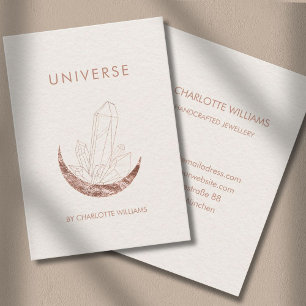 Moon Crystal Energy Healer-Visitekaartje Visitekaartje