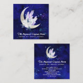 *~* Moon Crystals Floral Bouquest Visitekaartje (Voorkant / Achterkant)