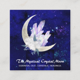 *~* Moon Crystals Floral Bouquest Visitekaartje