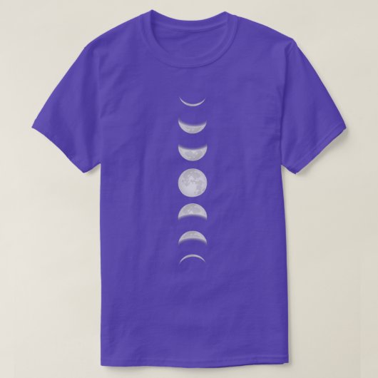 Moon Cycle Moon Phase Occultism Tarot T-shirt (Design voorkant)