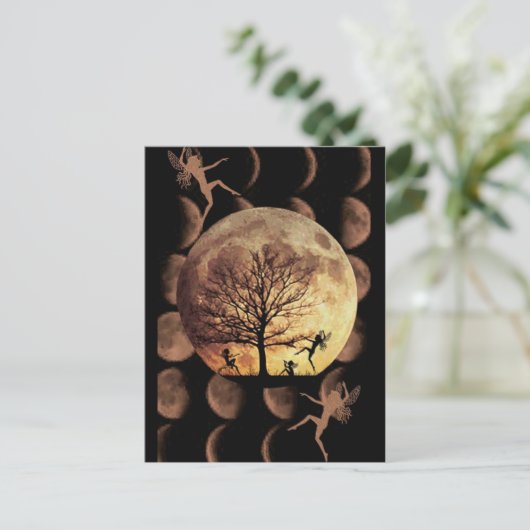 Moon Dance Briefkaart (Staand voorkant)