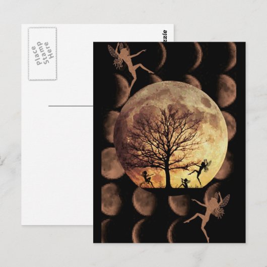 Moon Dance Briefkaart (Voorkant / Achterkant)