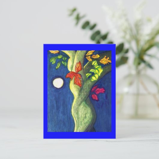 Moon Dance - briefkaart (Staand voorkant)