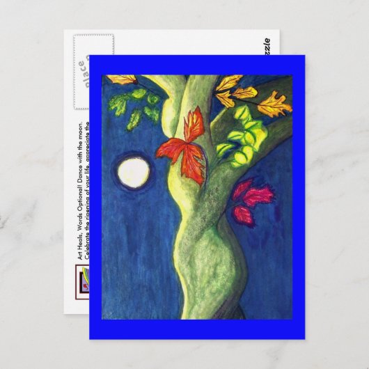 Moon Dance - briefkaart (Voorkant / Achterkant)