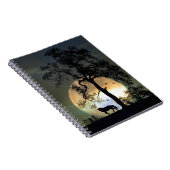 Moon Dance Horse and Full Moon Gifts Notitieboek (Rechterzijde)