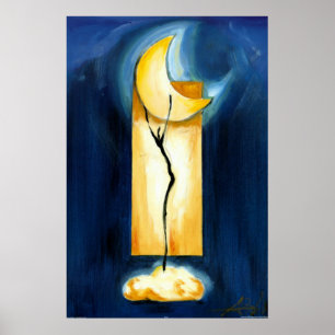 Moon Dance van Artist Alfred Gockel Poster