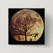 Moon Dance Vierkante Button 5,1 Cm (Voorkant)