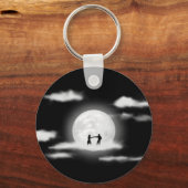 Moon Dansend, sleutelketen Sleutelhanger (Voorkant)