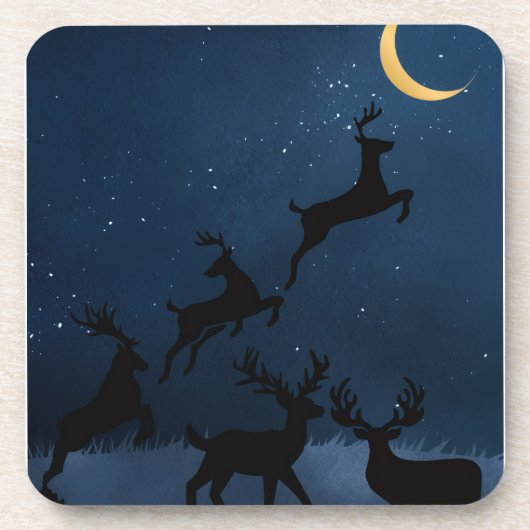 Moon Deer Bier Onderzetter (Voorkant)