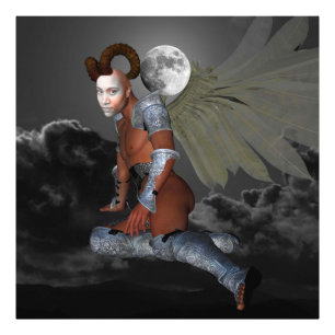 Moon Demon Foto Afdruk