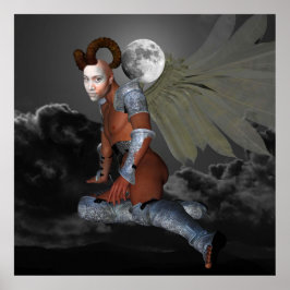 Moon Demon Poster