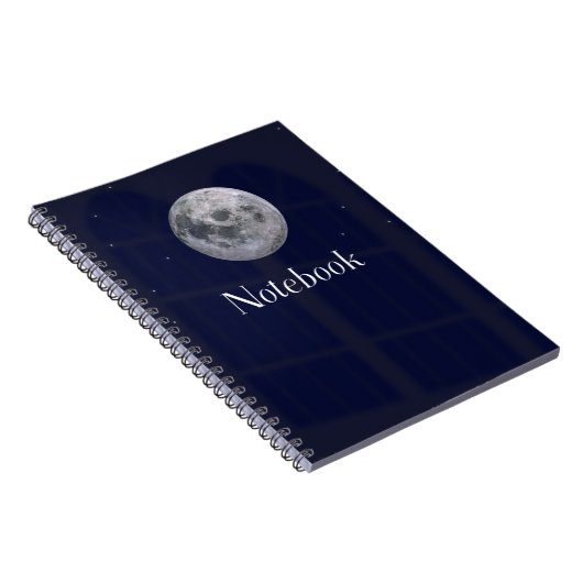 Moon design Notebook Notitieboek (Rechterzijde)