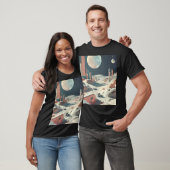 Moon Design T-Shirt – Stijlvolle en comfortabele L (Unisex)
