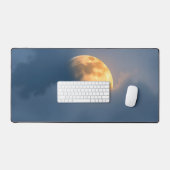 Moon Desk Mat - Esthetische maanfasen, volle maan, (Keyboard & Muis)