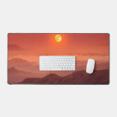Moon Desk Mat - Esthetische maanfasen, volle maan, (Keyboard & Muis)