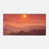 Moon Desk Mat - Esthetische maanfasen, volle maan, (Voorkant)