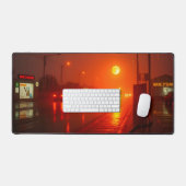 Moon Desk Mat - Esthetische maanfasen, volle maan, (Keyboard & Muis)