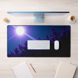 Moon Desk Mat - Esthetische maanfasen, volle maan,