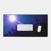 Moon Desk Mat - Esthetische maanfasen, volle maan, (Keyboard & Muis)