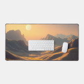 Moon Desk Mat - Esthetische maanfasen, volle maan, (Keyboard & Muis)
