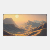 Moon Desk Mat - Esthetische maanfasen, volle maan, (Voorkant)