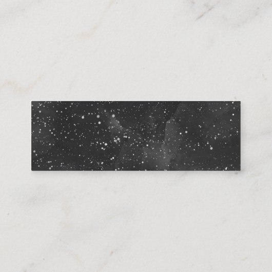 Moon Diaper Raffle Mini Enclosure Kaart Mini Visitekaartje (Achterkant)