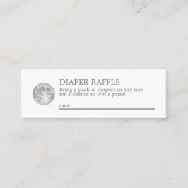 Moon Diaper Raffle Mini Enclosure Kaart Visitekaartje