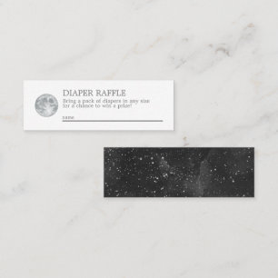 Moon Diaper Raffle Mini Enclosure Kaart Visitekaartje