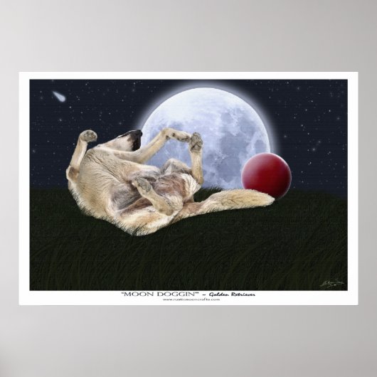 "MOON DOGGIN" Art Prints en Posters (Voorkant)