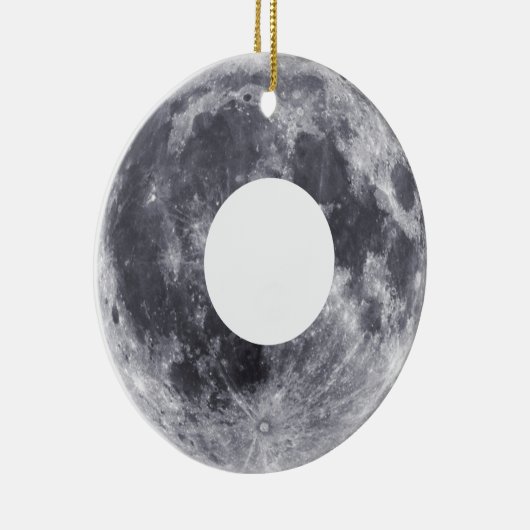 Moon Donut Keramisch Ornament (Rechts)