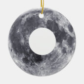 Moon Donut Keramisch Ornament (Voorkant)