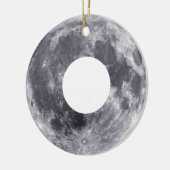 Moon Donut Keramisch Ornament (Links)