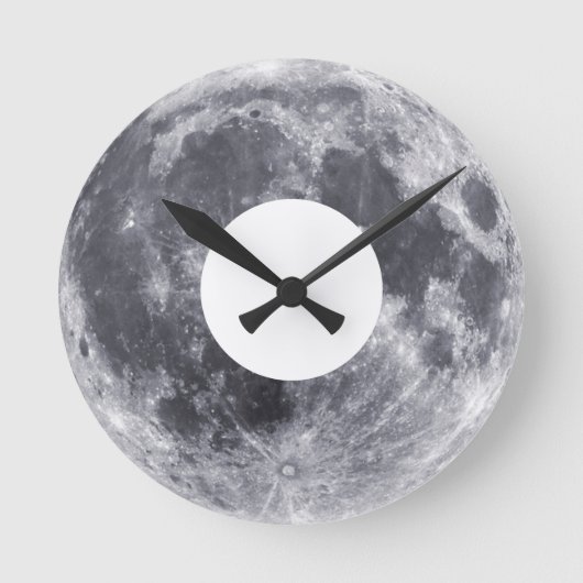Moon Donut      Ronde Klok (Voorkant)