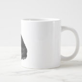 Moon-Dot Corgi Sips Grote Koffiekop (Rechts)