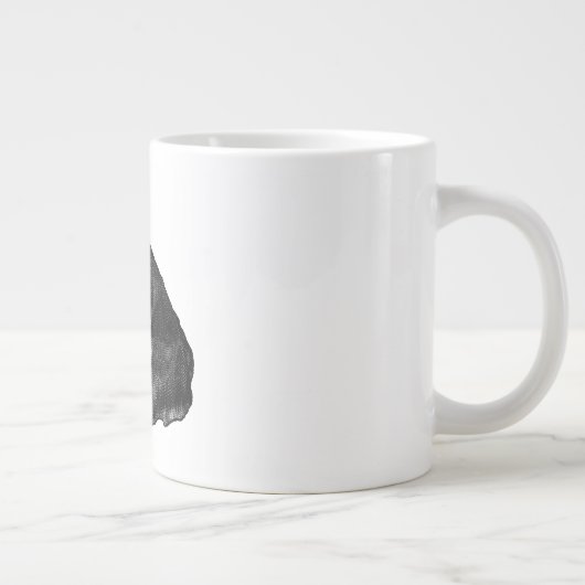 Moon-Dot Corgi Sips Grote Koffiekop (Rechts)