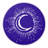 "Moon" Dragerknop (WH/BLU/PUR) Keramische Knop (Voorkant)