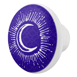 "Moon" Dragerknop (WH/BLU/PUR) Keramische Knop