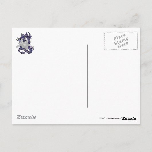 Moon Dragon Briefkaart (Achterkant)