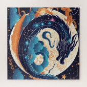 moon dragon puzzle legpuzzel (Horizontaal)