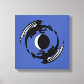 Moon Dragons Fantasy Design Canvas Afdrukken (Voorkant)
