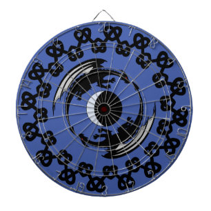 Moon Dragons Fantasy Design Dartboard Dartbord