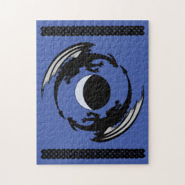 Moon Dragons Fantasy Design Jigzaag Puzzle Legpuzzel