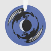 Moon Dragons Fantasy Design Ornament (voorkant)