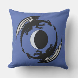 Moon Dragons Fantasy Design Outdoor Pillow Buitenkussen