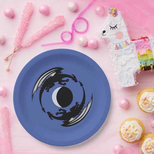 Moon Dragons Fantasy Design Paper Bord (Feest)
