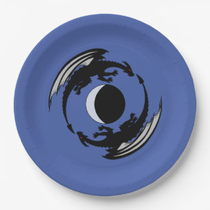 Moon Dragons Fantasy Design Paper Bord